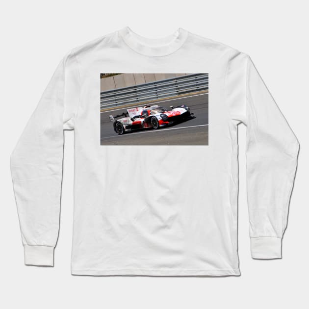 Toyota GR010 Hybrid no8 24 Hours of Le Mans 2023 Long Sleeve T-Shirt by AndyEvansPhotos